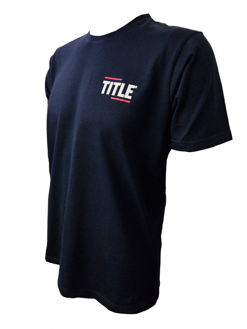Title T-Shirt Cotton - Navy